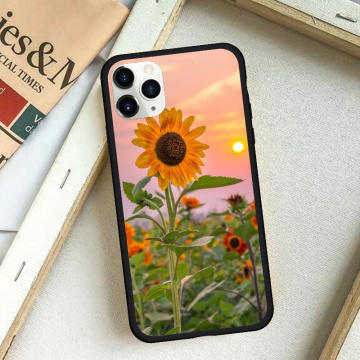 Fashion Little Fresh Flower Sunflower Rose Daisy Phone Case for iPhone 12Mini 11 Pro X XS XR Max 6 6S 7 8 Plus SE2020 Back Cover