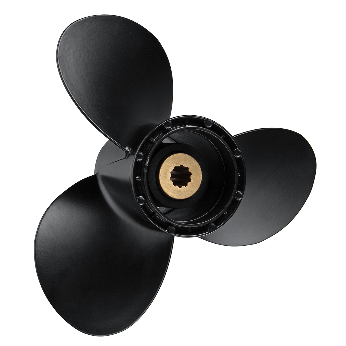 Audew Marine Boat Engine Propeller 9 1/4 x 10 Outboard Engine Propeller For Suzuki 15-20HP