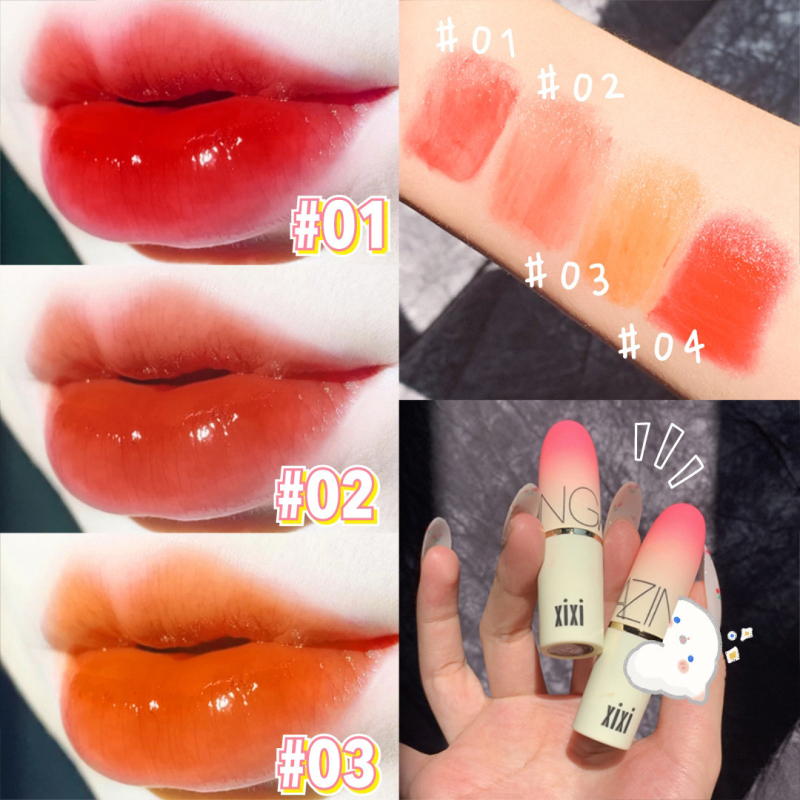 Jelly Lip Gloss Peach Pink Lipstick Matte Velvet Lip Stick Moisturizing Red Makeup Lipgloss Waterproof Long Lasting Cosmetics