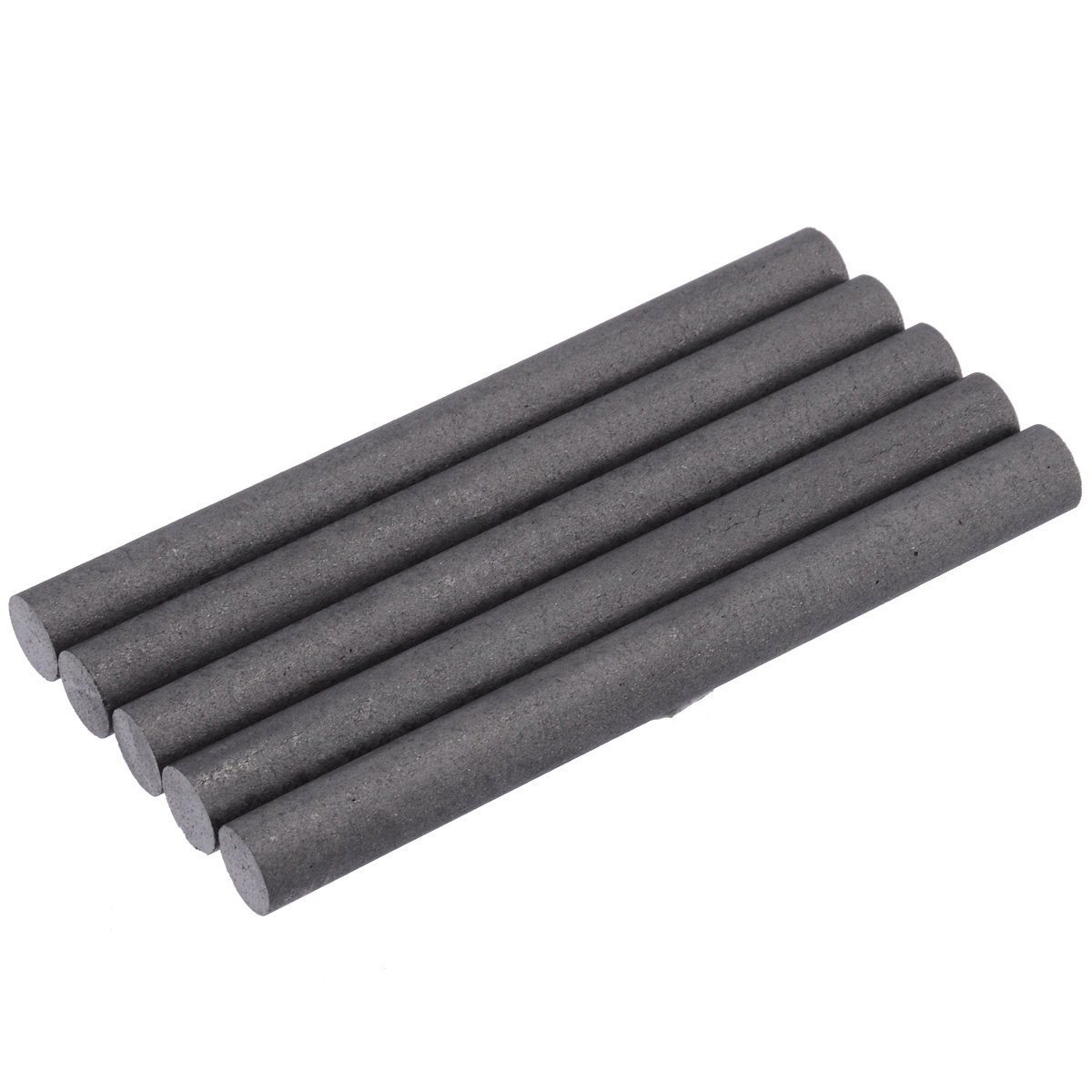5Pcs High Purity 99.99% Graphite Rods High Temperature Conductive Graphite Electrode Cylinder Rods Bars 100mm For Industry Tools