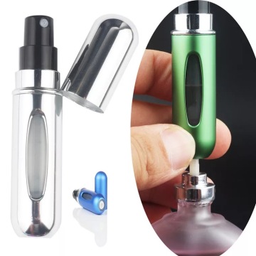5ml Mini Refillable Spray Bottle Travel Conveniet Empty Atomizer Perfume Bottle Scent Pump Spray Case Parfum Containers