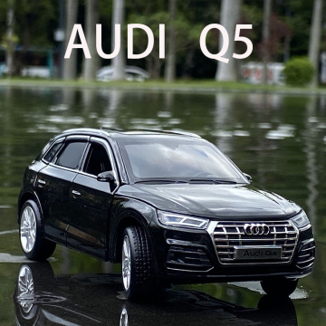 Free Shipping 1:32 Scale New Audi Q5 Sport SUV Car With Pull Back Sound Light Children Gift Collection Diecast Toy Model