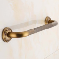 Antique Brass Grab Rail 50cm Wall Mounted Bathroom Toilet Handrail Grab Bar Shower Safety Support Handle Towel Rack For Elderly