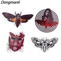 BG221 Dongmanli 15pcs/set Mixed Horror Movie Character Stickers Decal Sticker DIY for Motorcycle Car Laptop Suitcase Guitar