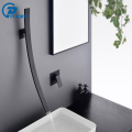 27.5 inch Waterfall Spout Basin Faucet Wall Mounted Bathroom Mixer Tap Single Handle Hot Cold Sink Torneira 360 Rotation Spout
