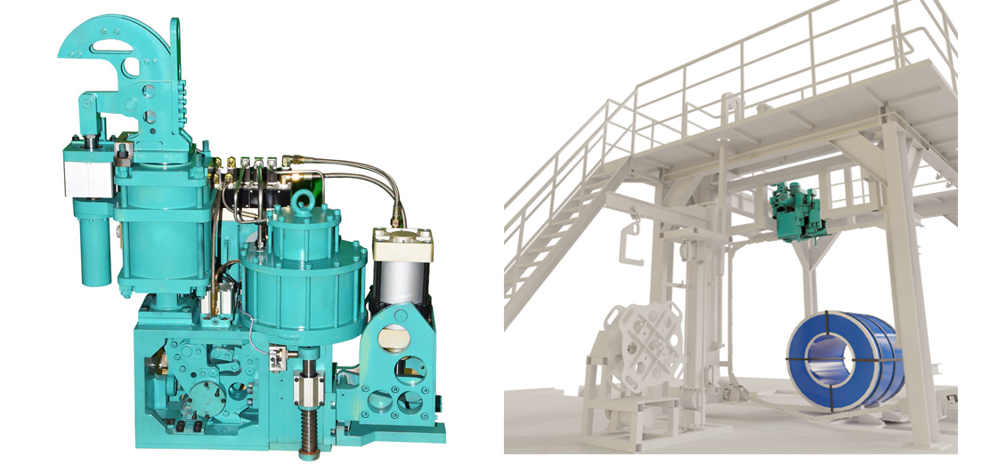 Aluminium belt strapping machine