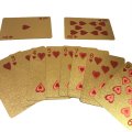 Waterproof Design Golden Playing Cards Durable Use Gold Foil Poker Playing Cards Best Gift Gambling Table Games