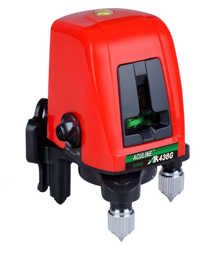 ACUANGLE AK436G Nivel Laser Level 2Line 1 Dots 1V1H 360 degree Self-leveling Cross horizontal vertical Green Line Lazer Levels