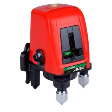 ACUANGLE AK436G Nivel Laser Level 2Line 1 Dots 1V1H 360 degree Self-leveling Cross horizontal vertical Green Line Lazer Levels