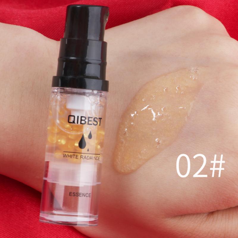 QIBEST Face Care Foil Wssence Makeup Before The Milk Multi-effect Gel Repair Face Base Cream Moisturizing Filling Pores Primer