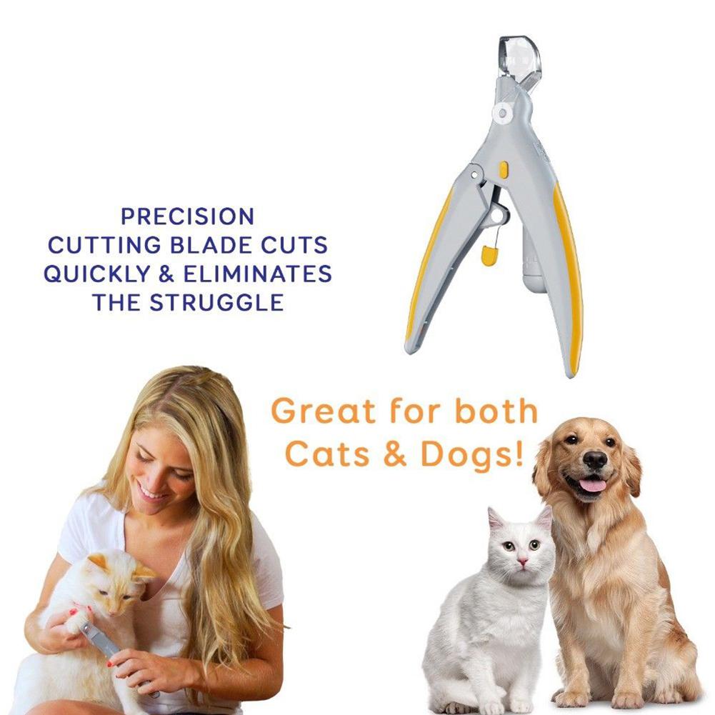 Professionals Pet Dog Cat Nail Clippers Trimmer With Led Light Grooming Electric Grinders Scissors Toe Claw Nail Pet Products