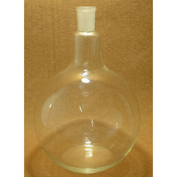 Flat Bottom Glass Flask,3000ml,24/40,Sigle Neck,One Neck,3 Litre,Boiling Bottle