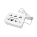 Etmakit All In One USB 2.0 Hub 3 Ports With USB Card Reader Hub 2.0 480Mbps Combo For MS/M2/SD/MMC/TF For PC Laptop NK-Shopping