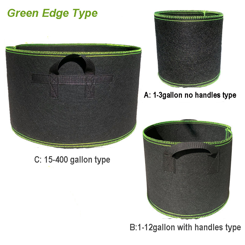 Planting Grow Bags Non-Woven Fabric Pots With Handles eco friendly beauty planting bag tree bag growth seedling flower pot