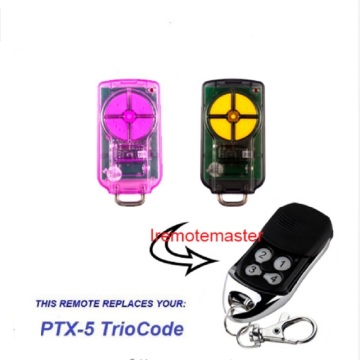 For PTX-5V1 REMOTE TrioCode compatible Remote Control PTX5 garage door opener
