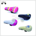 Custom pink kids bike soft thicken saddle