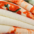 Cotton creative jacquard towel absorbent quick-drying beach towel bath towel big flower figure creative couple wash towel 2 sets