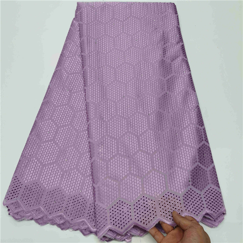 5 Yards African Swiss Voile Lace Fabric Embroidery Lace High Quality African Dry Cotton Lace Fabric For Wedding PL101104