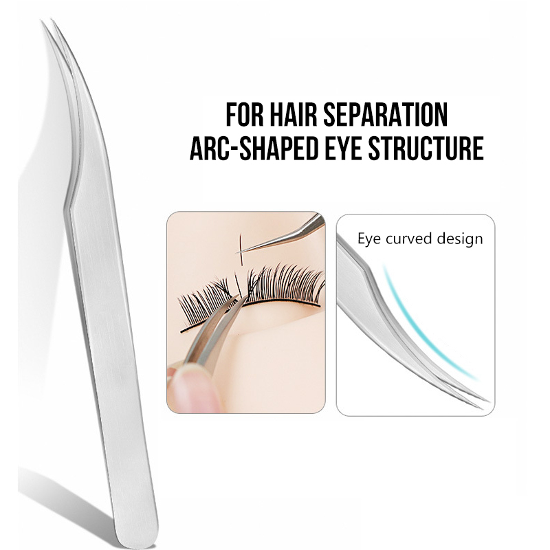 tweezers for volume eyelash extension 3D 5D 6D stainless steel tweezers eyelash extension tool individual eyelash tweezers