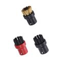 Hot TOD-3Pcs Nozzle Nylon Brass Bristle Brushes for Karcher SC1 SC2 SC3 SC4 SC5 SC7 EasyFix Mop Cloth Rags Steam Cleaner Parts