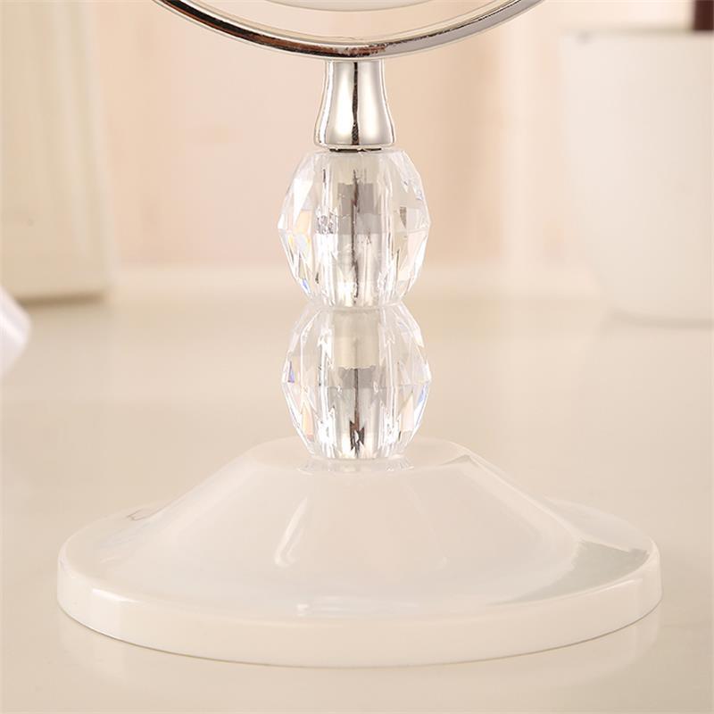 360 Rotation HD 3X Magnifying Makeup Mirror Home Room Decoration Double Mirror European Desktop Standing Cosmetic Dresser Mirror