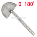 0-180degree Stainless Steel Protractor angle ruler bevel square ruler steel goniometer Woodworking Angle Square Corner Test
