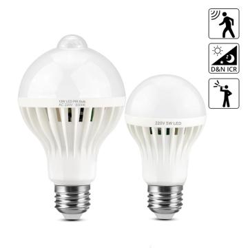 Motion Sensor Bulb / Sound Invoice Control Lamps LED E27 LED Lamp PIR Sensor Light 2835 leds 220V LED Lights Home Pathway
