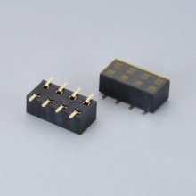 SMT dual row 2.54mm pitch female header connector