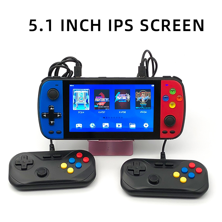 Video Game Console 128 Bit 5.1 Inch Handheld HD Sn Retro Video Game Console PS5000 Game Console