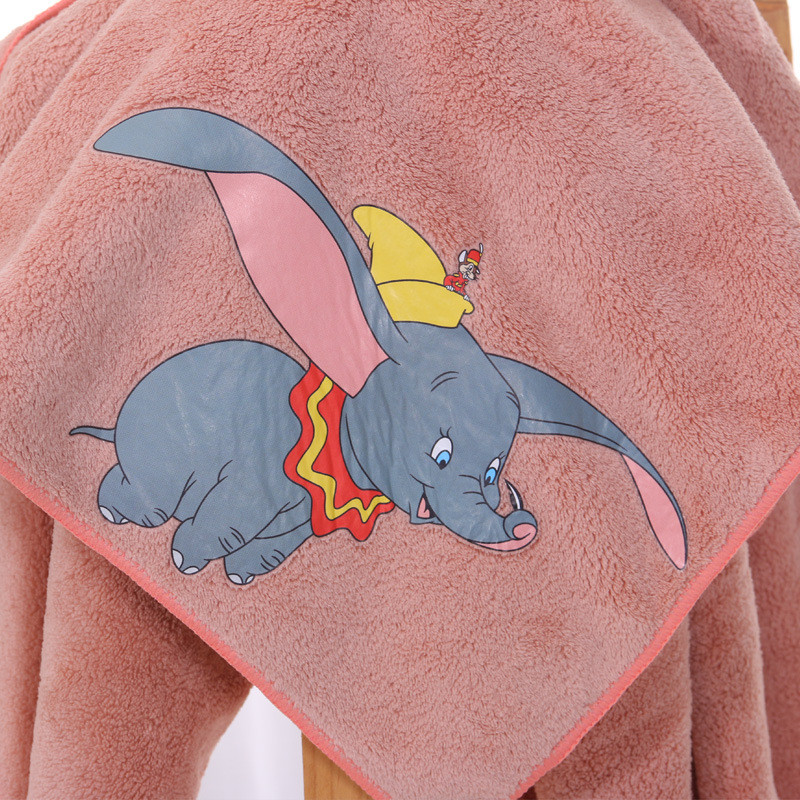70x140cm disney Dumbo blankets boys girls blankets Throw Flannel Towel Microfiber Cleansing Care Makeup Remover Wipes sheet
