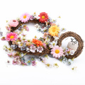 10cm-35cm Rattan Ring cheap Artificial flowers Garland Dried flower frame For Home Christmas Decoration DIY floral Wreaths