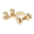 2Pcs Small 41mm x 36mm Auto Car Replacement Battery Terminal Clamp Clips Brass Connector Hot #1