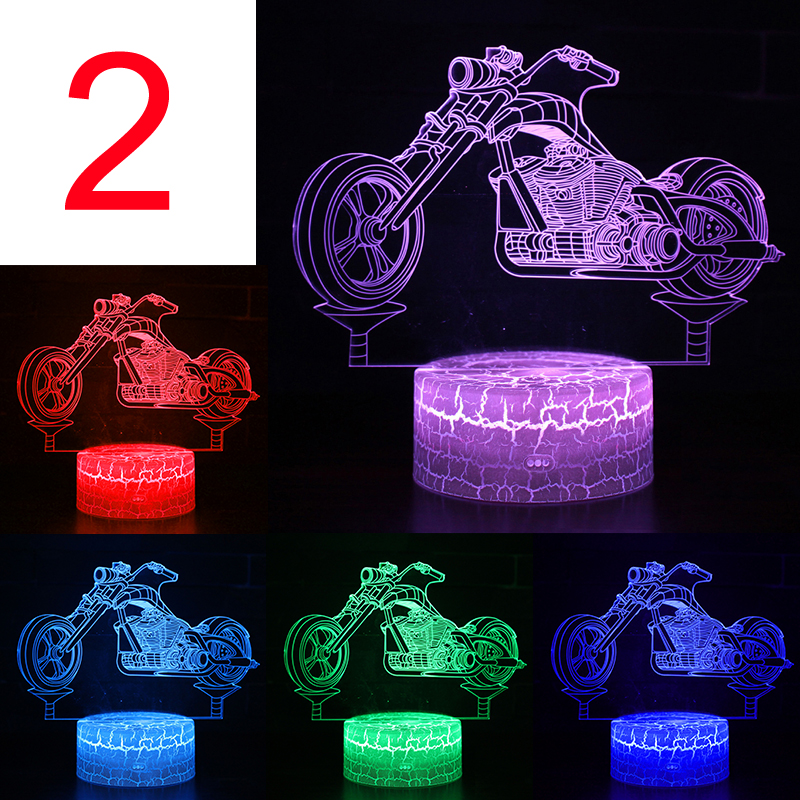 Led Touch Light LED Night Light Child Night Light LED Car Night Light Night Lamp Led Home Deocration For Boys Man Gifts D30
