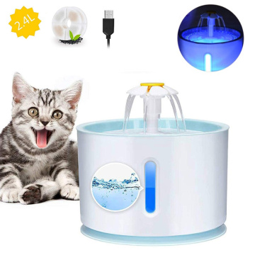 2.4L Automatic Pet Cat Water Fountain Quiet USB Dog Mute Drinking Fountain Feeder Bowl Drinking Dispenser Pet Suppplies