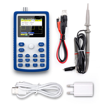 C15 2.4 Inch Screen Digital Oscilloscope 500MS/S Sampling Rate with 110MHz Bandwidth 1KHz/3.3V Calibration Square Wave