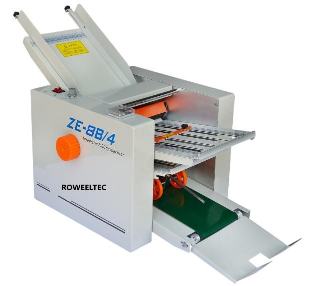 Brand New Automatic Paper folding machine Paper Folder Machine ZE-8B/4 4 Fold plate