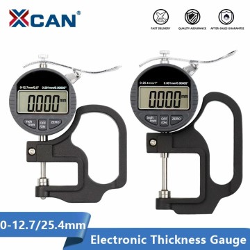 XCAN Thickness Digital Micrometer 0-12.7 0-25.4mm 0.01/0.001mm Electronic Thickness Gauge Thickness Meter Tester Micrometer