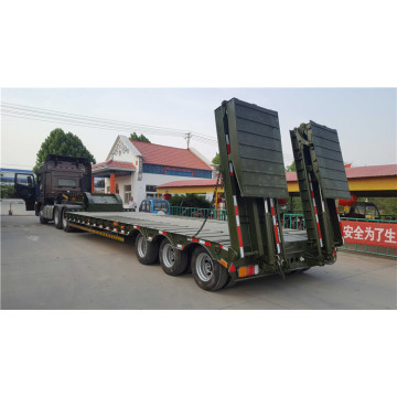 Professional Supply 2 Axle Low Bed Semi Trailer