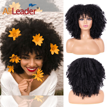 Afro Kinky Curly Synthetic Short Hair Wig