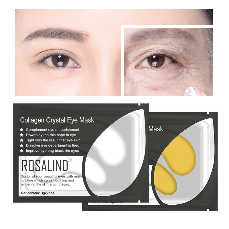 2Pcs/Pack Eyes Care Dark Circles Removal Moisturizing Anti Aging Bag Eye Patch Ageless Anti Wrinkle Serum Essence Mask TSLM2