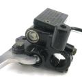 Motorcycle Rear Brake Master Cylinder Lever Left Right Hand with Mirrors Hole for GY6 Scooter ATV Moped 22mm 25mm Handlebar