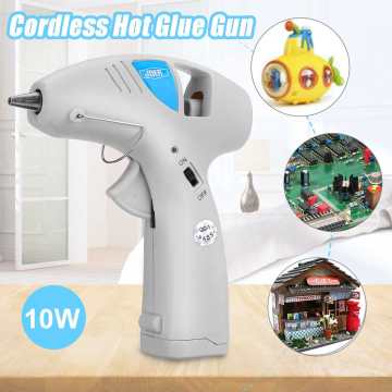 10W Professional Glue Gun Hot Melt Glue Gun Glue Tool Practical Cordless Heating Craft Repair Tool for?DIY?Fast battery power