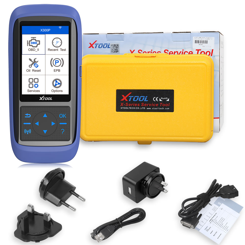 XTOOL X300P Engine Diagnostic Tool X300P Automotive Scanner With 16 Special Function ABS Bleeding /EPB/Battery Replacement