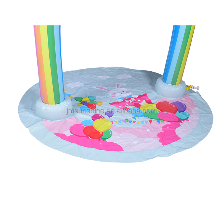 Factory Customization Sprinkler Rainbow Arch Splash Water Mat 3