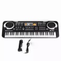 61 Keys Electric Piano Digital Electronic Piano 61 Keyboard with Organ Microphone Set Musical Instrument Children's Gifts