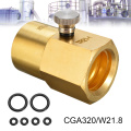 CGA320/W21.8 Soda Maker CO2 Cylinder Refill Adapter Connector Valve Tool Kit is a good replacement for the old and broken one.