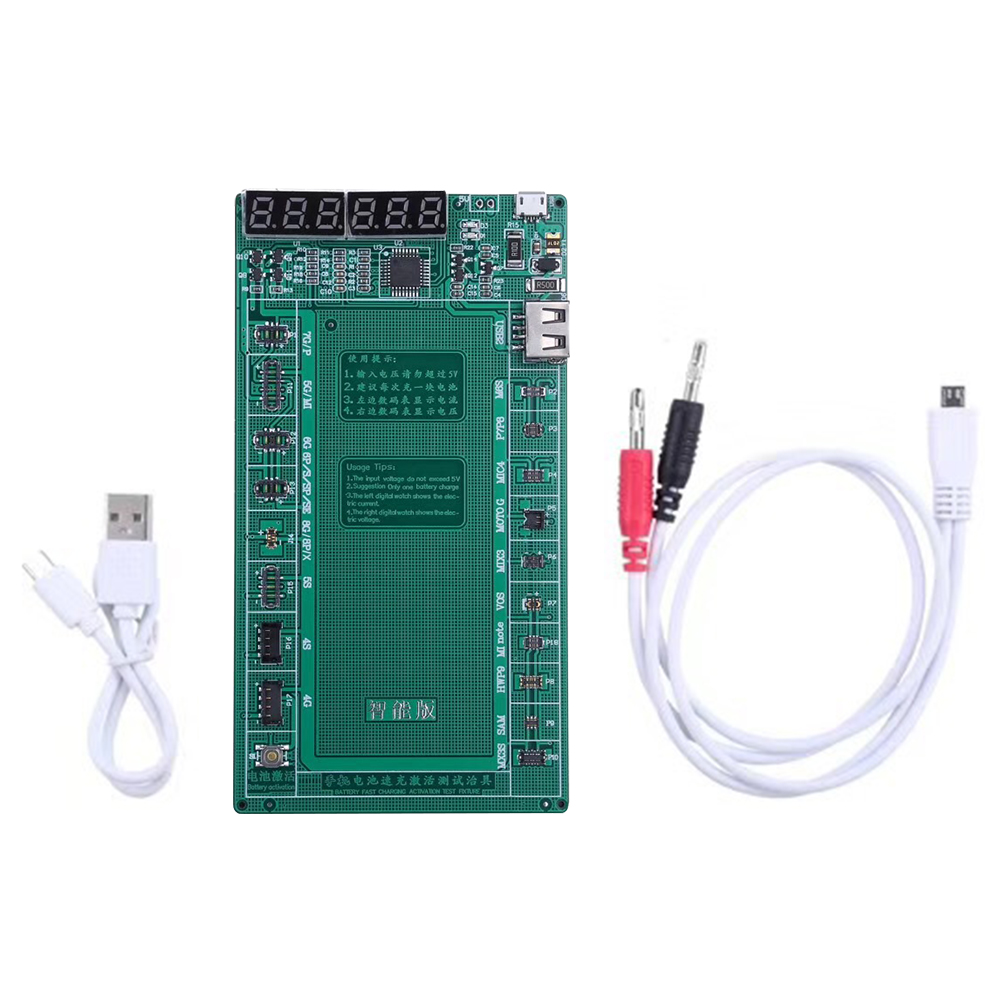 USB Professional Test Fixture With Cable Plate Durable Quick Charging Smartphone Battery Activation Board For IPhone X XS Max