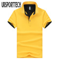 Plus Size M-4XL Brand New Men's Polo Shirts High Quality Men Cotton Short Sleeve Big Size Polos Shirt Couple Workwear Clothing