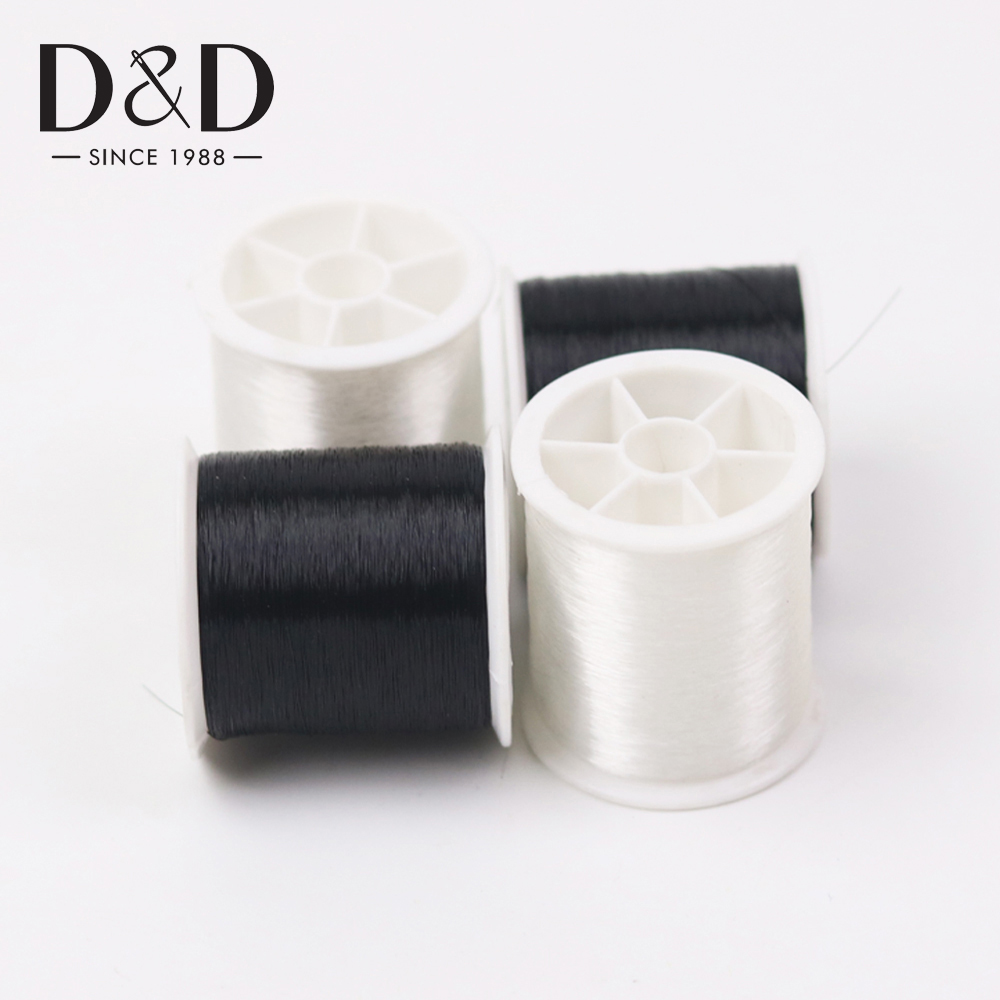 D&D 4Pcs/lot White Black Durable Nylon Thread Machine Embroidery Sewing Threads DIY Handicraft Tool Hand Stitching Thread