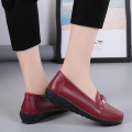 OZERSK Woman Shoes Flats Moccasins Loafers Genuine Leather Oxford Girls Platform Fashion Casual Shoes Driving Shoes Size 35-44